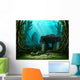 Ancient Town Ruins Underwater Wall Decal