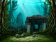 Ancient Town Ruins Underwater Wall Decal