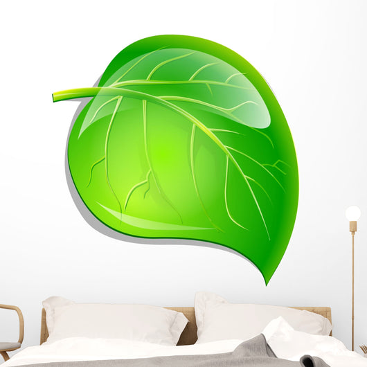 Green Leaf Wall Decal