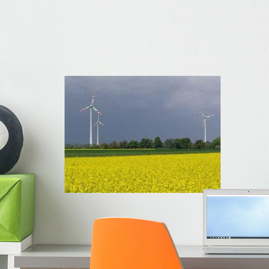 Wind Turbines Wall Decal