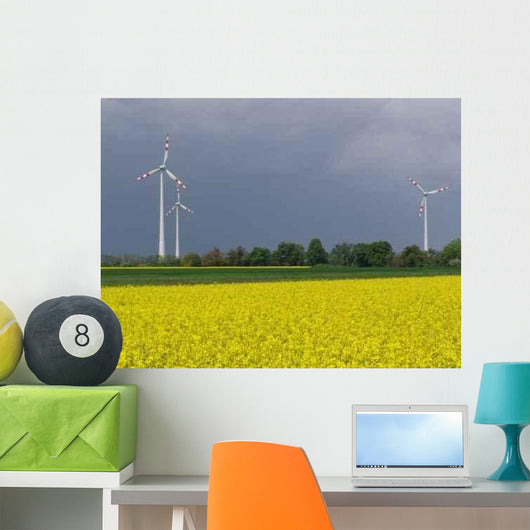 Wind Turbines Wall Decal