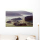 Mountain Village Wall Decal