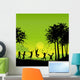 Children Playing outside Wall Decal