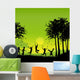 Children Playing outside Wall Decal