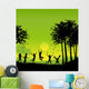 Children Playing outside Wall Decal