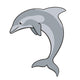 Dolphin Wall Decal Design 1