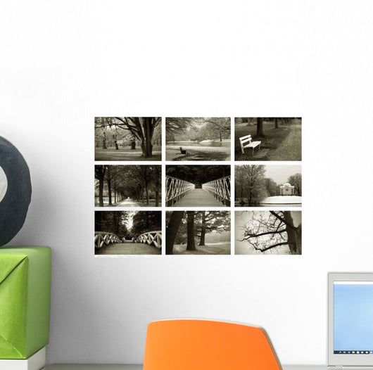 Collage Sepia Wall Decal