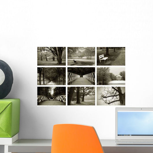 Collage Sepia Wall Decal