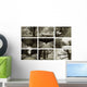 Collage Sepia Wall Decal
