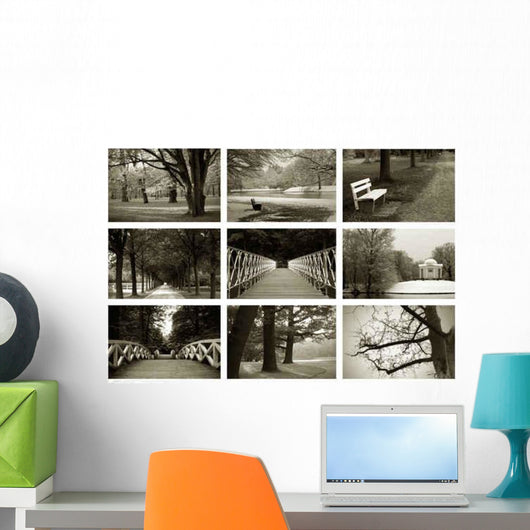 Collage Sepia Wall Decal