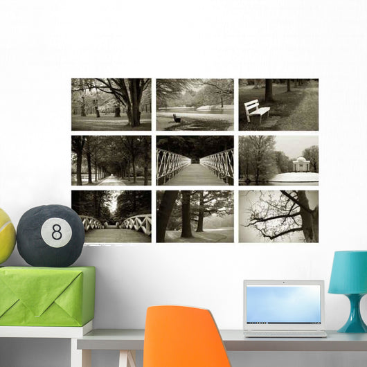 Collage Sepia Wall Decal