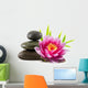 Composition Zen Stones Lotus Wall Decal