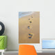 Footprints Sand Wall Decal Design 3