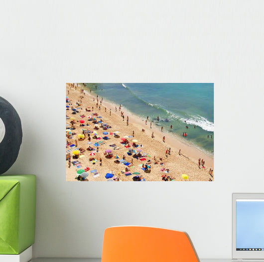 Beach Crowd Wall Decal