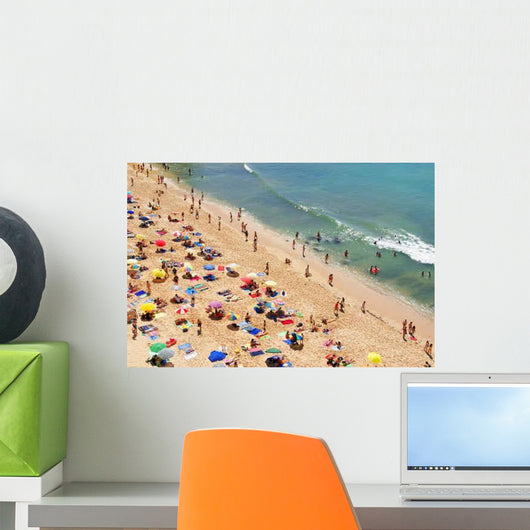 Beach Crowd Wall Decal