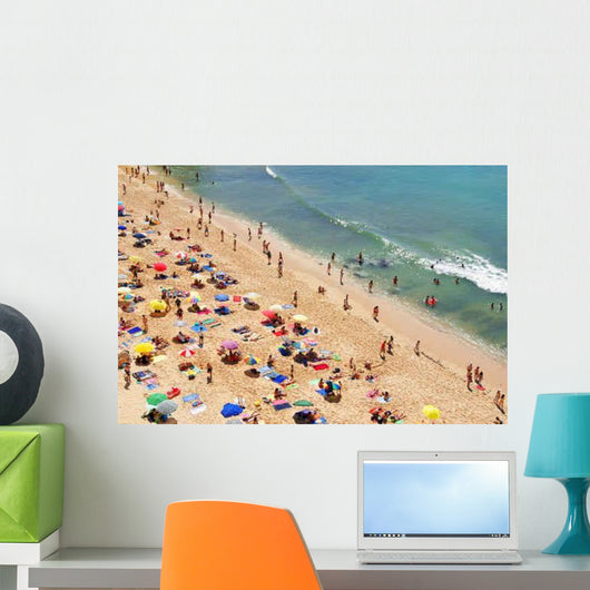 Beach Crowd Wall Decal
