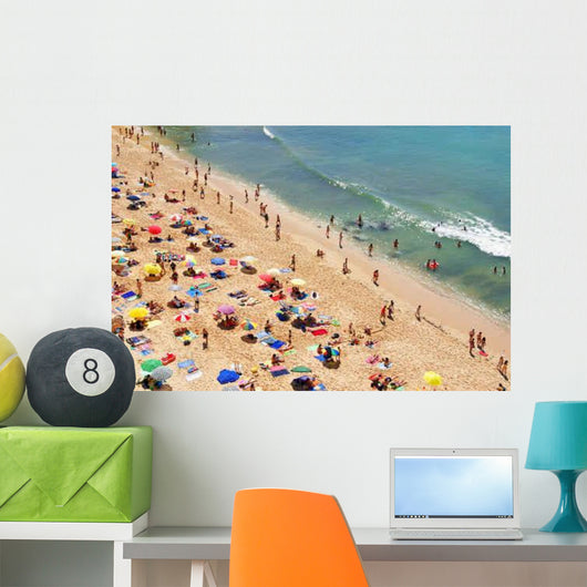 Beach Crowd Wall Decal