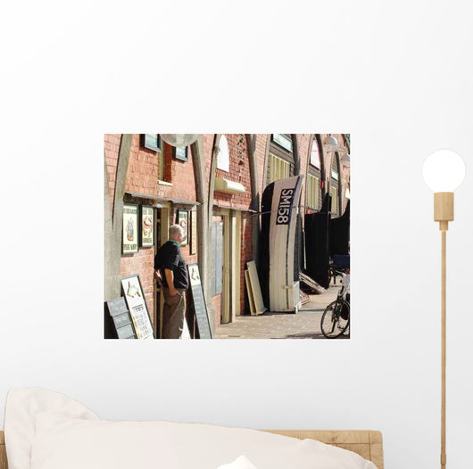 Shops Brighton Promenade Wall Decal