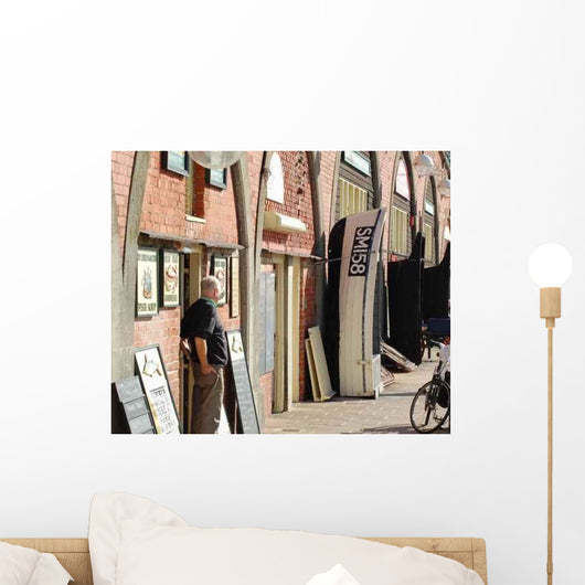 Shops Brighton Promenade Wall Decal
