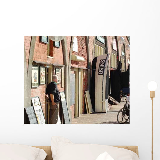 Shops Brighton Promenade Wall Decal