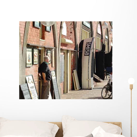 Shops Brighton Promenade Wall Decal