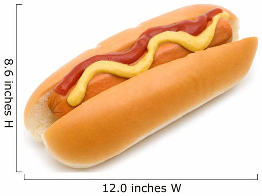 Hot Dog with Mustard Wall Decal