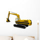 Backhoe Wall Decal