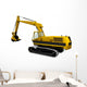 Backhoe Wall Decal