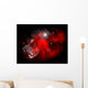 Red Galaxy Wall Decal