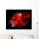 Red Galaxy Wall Decal