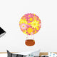 Floral Hot Air Balloon Wall Decal