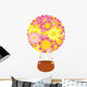 Floral Hot Air Balloon Wall Decal