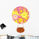 Floral Hot Air Balloon Wall Decal