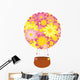Floral Hot Air Balloon Wall Decal