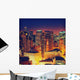 Downtown San Francisco at Night Wall Decal