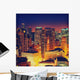 Downtown San Francisco at Night Wall Decal