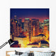 Downtown San Francisco at Night Wall Decal