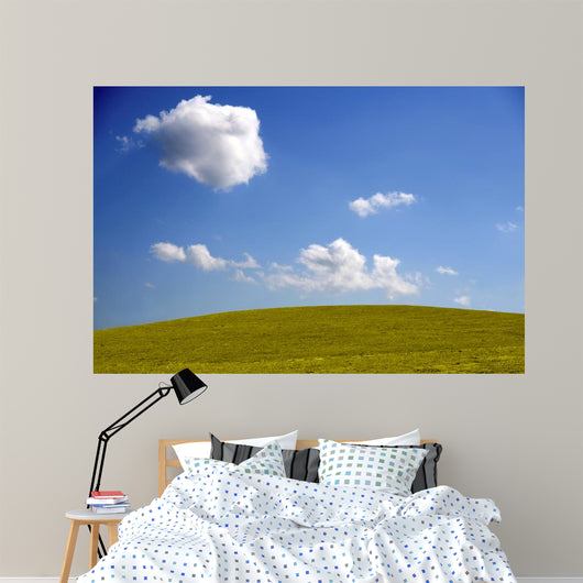 Nature Blue White Green Wall Decal