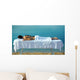 Girl Massage Table with Wall Decal