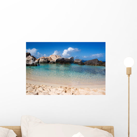 Virgin Gorda Tropical Beach Wall Decal