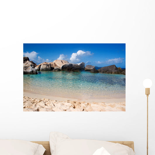 Virgin Gorda Tropical Beach Wall Decal