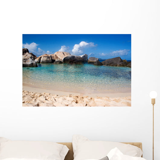 Virgin Gorda Tropical Beach Wall Decal