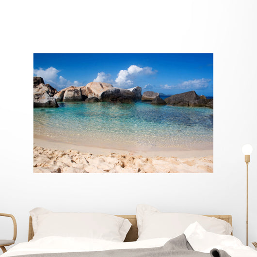 Virgin Gorda Tropical Beach Wall Decal