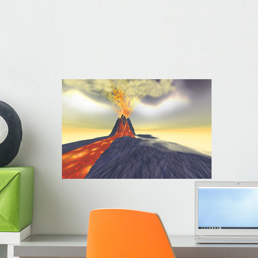 Volcanic Wall Decal