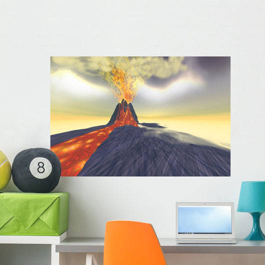 Volcanic Wall Decal