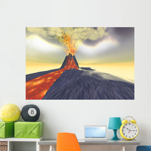 Volcanic Wall Decal
