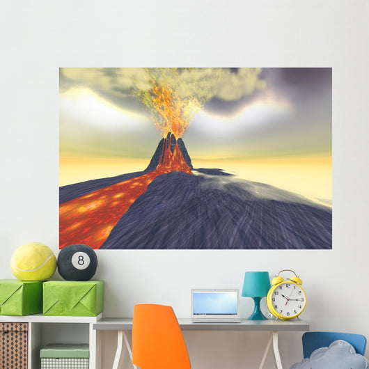 Volcanic Wall Decal