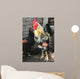 Rooster and Hens Wall Mural