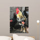 Rooster and Hens Wall Mural