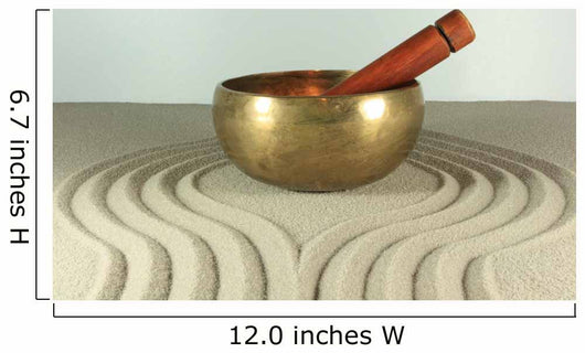 Singing Bowl Wall Decal